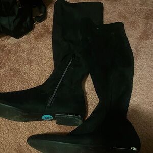 Jessica Simpson Black Over the Knee Boots